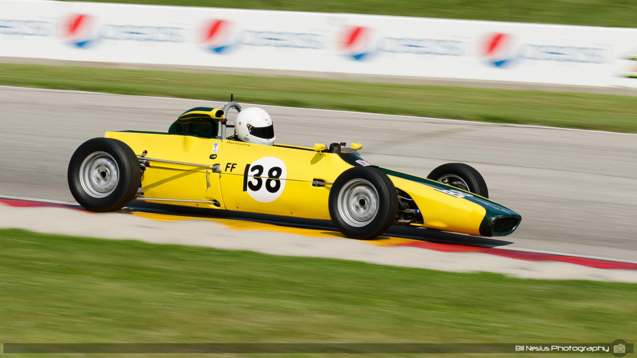 1970 Titan Mk 6 #138 driven by Daniel Cowdrey at Road America, Elkhart Lake, WI. Turn 7 / DSC_1959