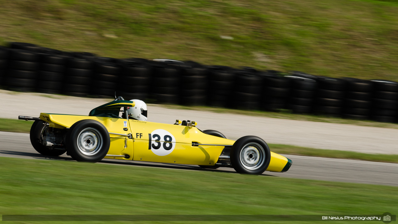 1970 Titan Mk 6 #138 driven by Daniel Cowdrey at Road America, Elkhart Lake, WI. Turn 9 / DSC_2055