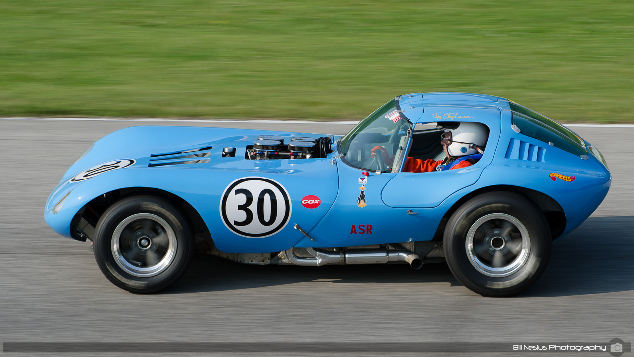 1965 Cheetah #30 driven by Jay Stephenson. Road America, Elkhart Lake, WI. Turn 13 / DSC_9158