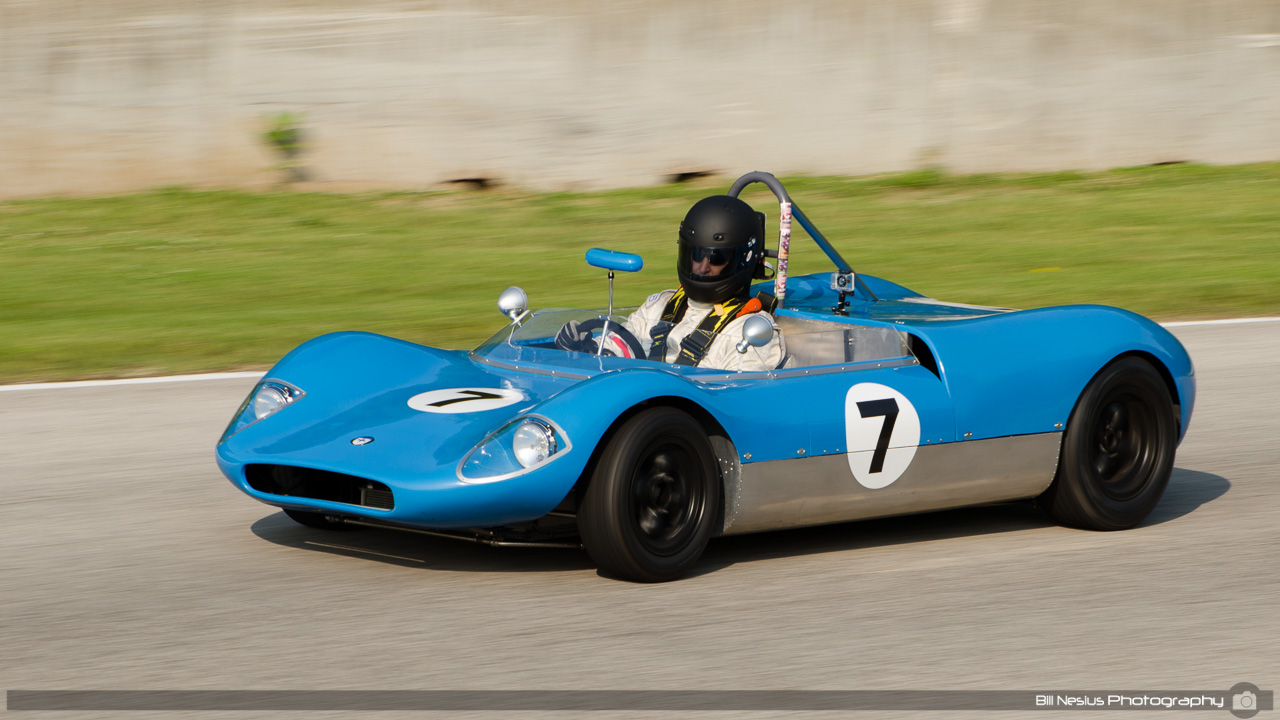 1964 Crossle C5, #7 driven by Paul Joyaux. Road America, Elkhart Lake, WI. Turn 13 / DSC_9211