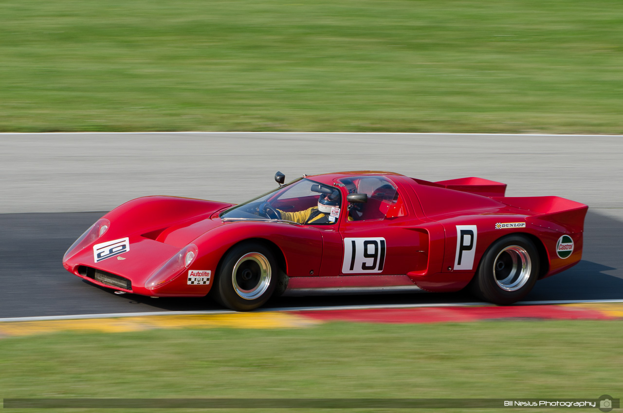 1969 Chevron B16, #191 driven by Joe Hish. Road America, Elkhart Lake, WI. Turn 13 / DSC_9268