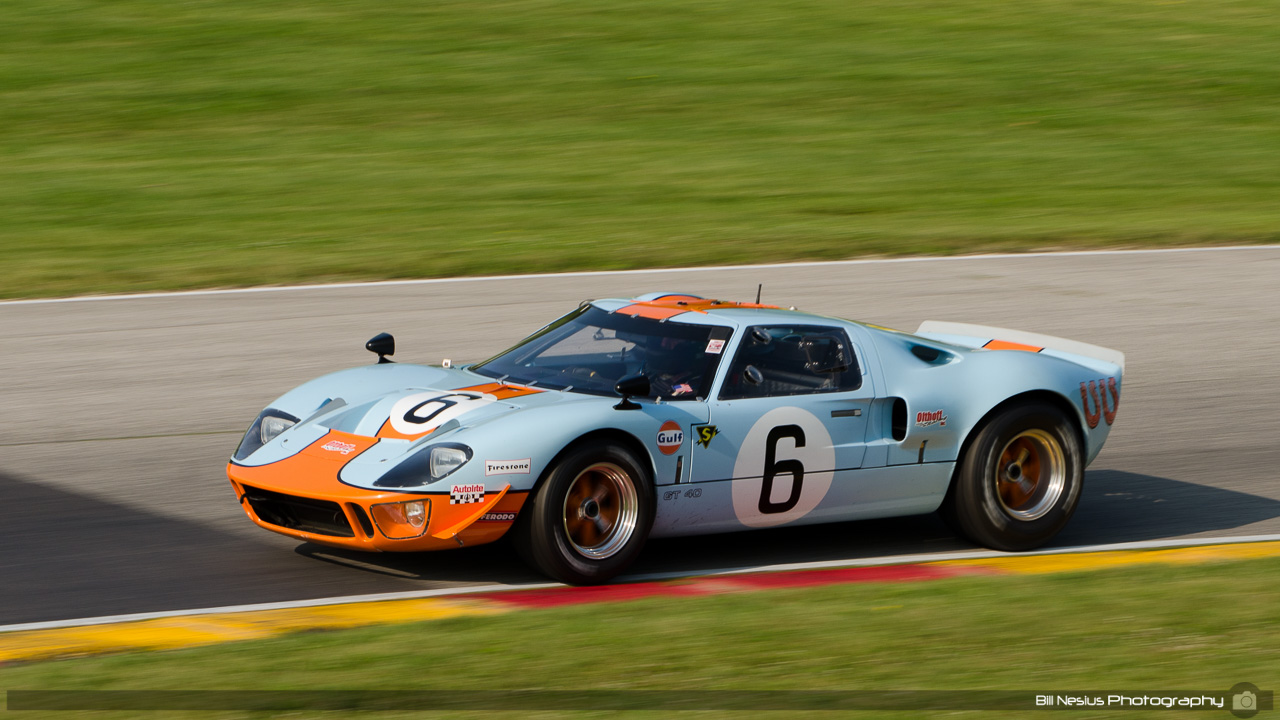 1968/09 SPF GT40, #6 driven by Mac McCombs. Road America, Elkhart Lake, WI. Turn 13 / DSC_9301
