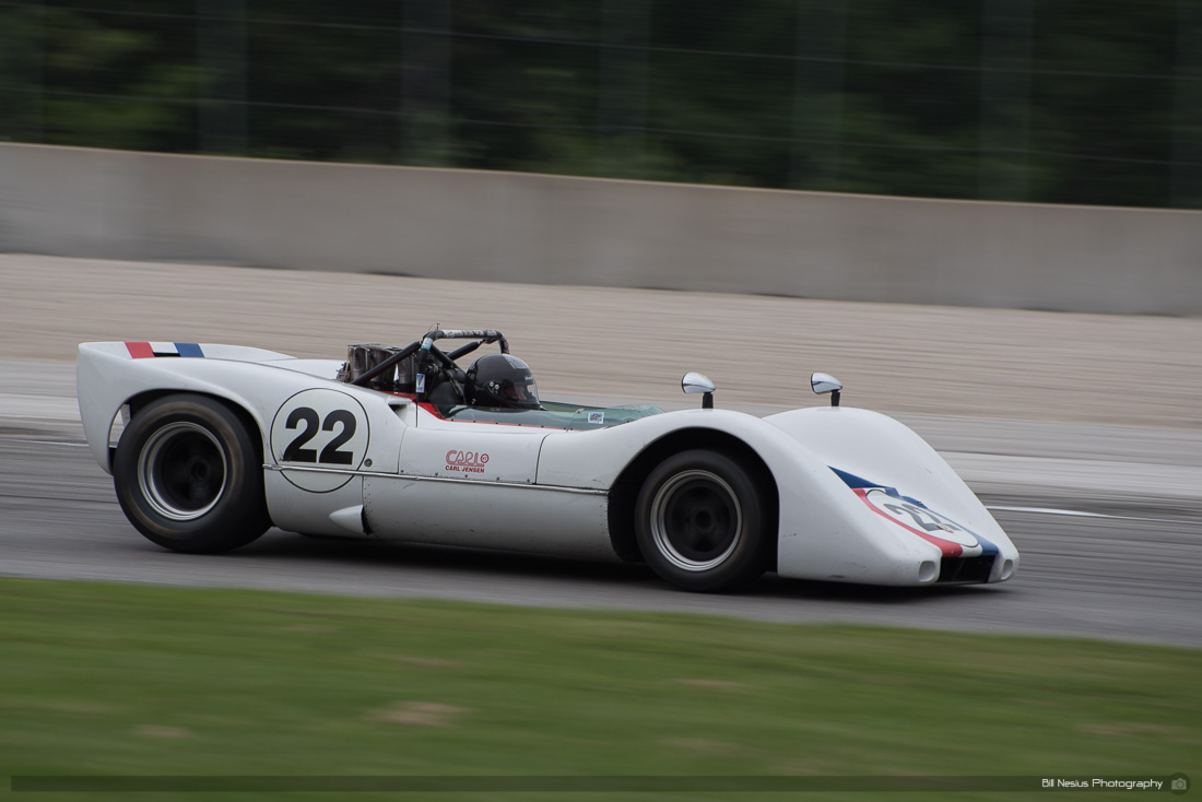 1966 McLaren M6b # 22 in turn 1 ~ DSC_5386