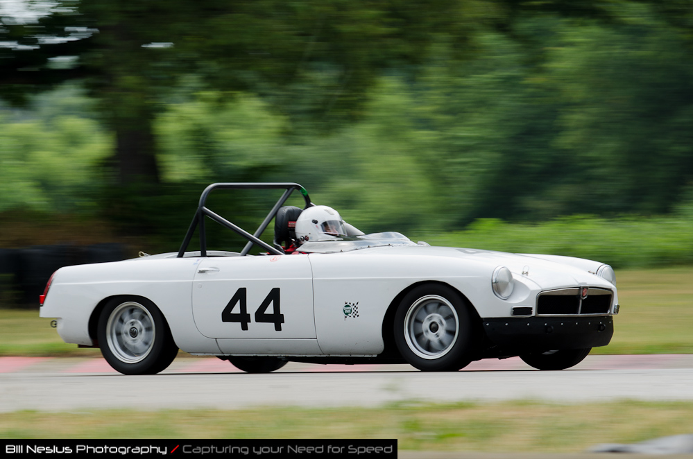 DSC_6432 / 1963 MG B driven by Donald Charnetski in turn 4. Blackhawk Farms Raceway