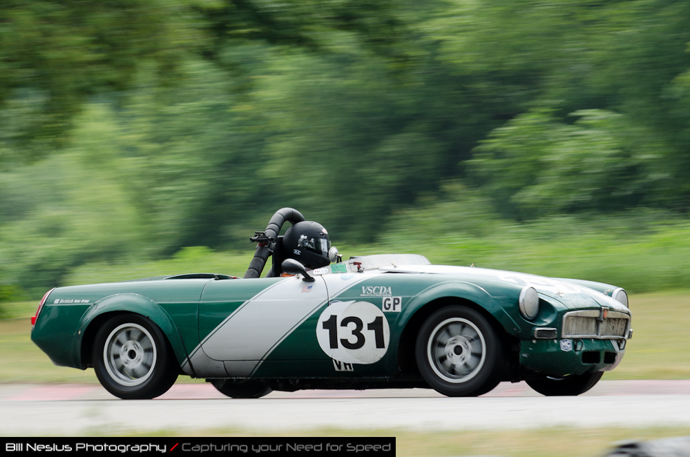 DSC_6438 / 1969 MG B driven by David Bralich in turn 4. Blackhawk Farms Raceway