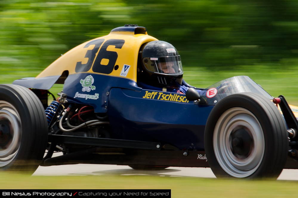 DSC_6531 / 1969 Lynx B driven by Jeffrey Tschiltsch in turn 2-3. Blackhawk Farms Raceway