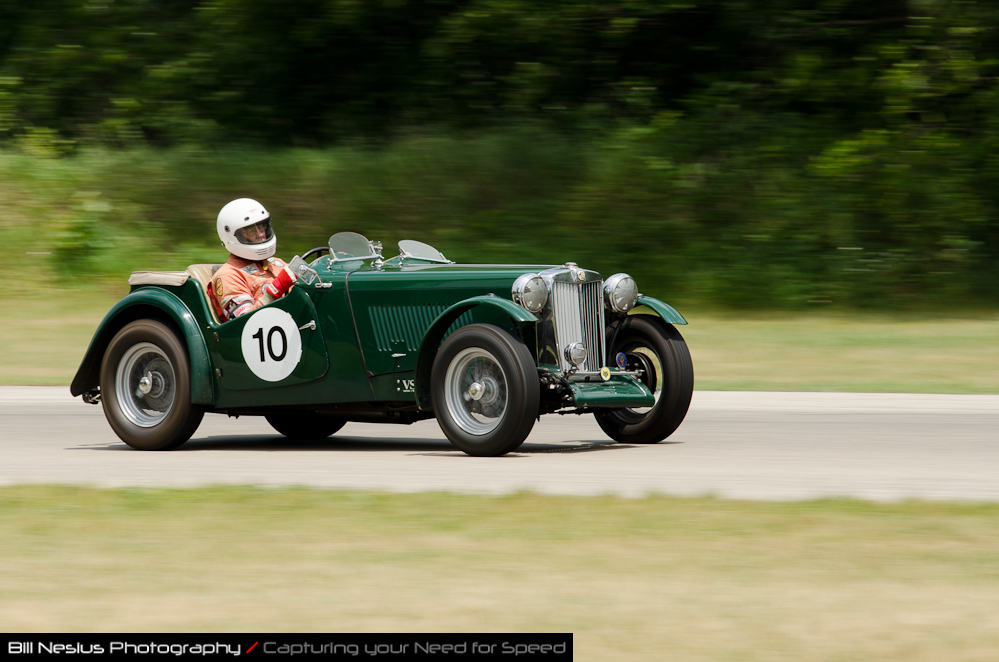 DSC_6760 / 1947 MG TC driven by William Lane in turn 3. Blackhawk Farms Raceway
