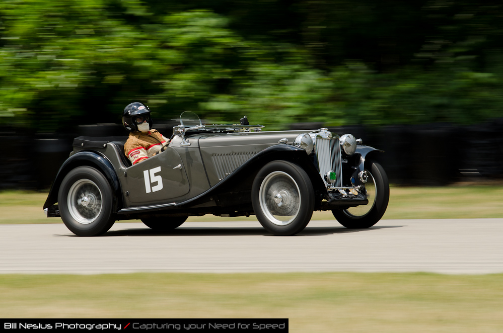 DSC_6783 / 1949 MG TC driven by Tom Moore in turn 3. Blackhawk Farms Raceway