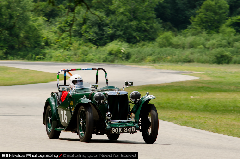 DSC_6803 / 1947 MG TC driven by Robert Segel in turn 2. Blackhawk Farms Raceway
