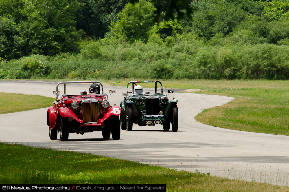 DSC_6828 / 1953 MG TD driven by Patrick Morse in turn 2-3. Blackhawk Farms Raceway