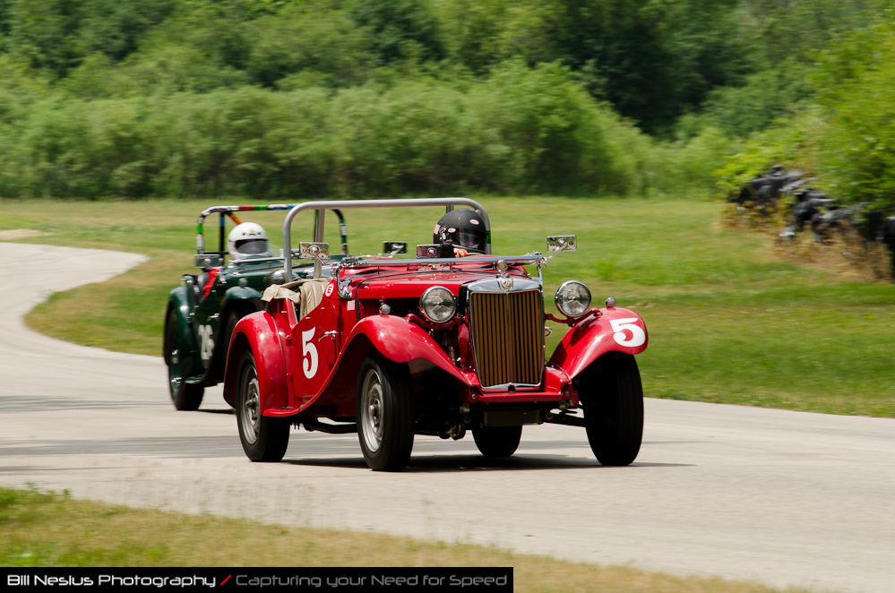 DSC_6831 / 1953 MG TD driven by Patrick Morse in turn 2-3. Blackhawk Farms Raceway