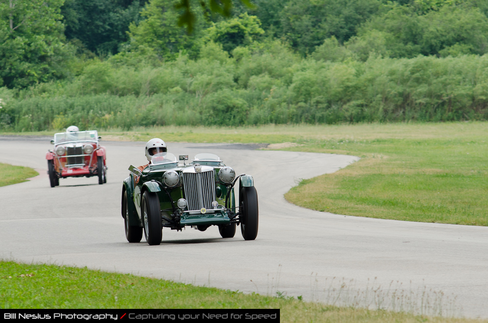 DSC_6833 / 1947 MG TC driven by William Lane in turn 2-3. Blackhawk Farms Raceway