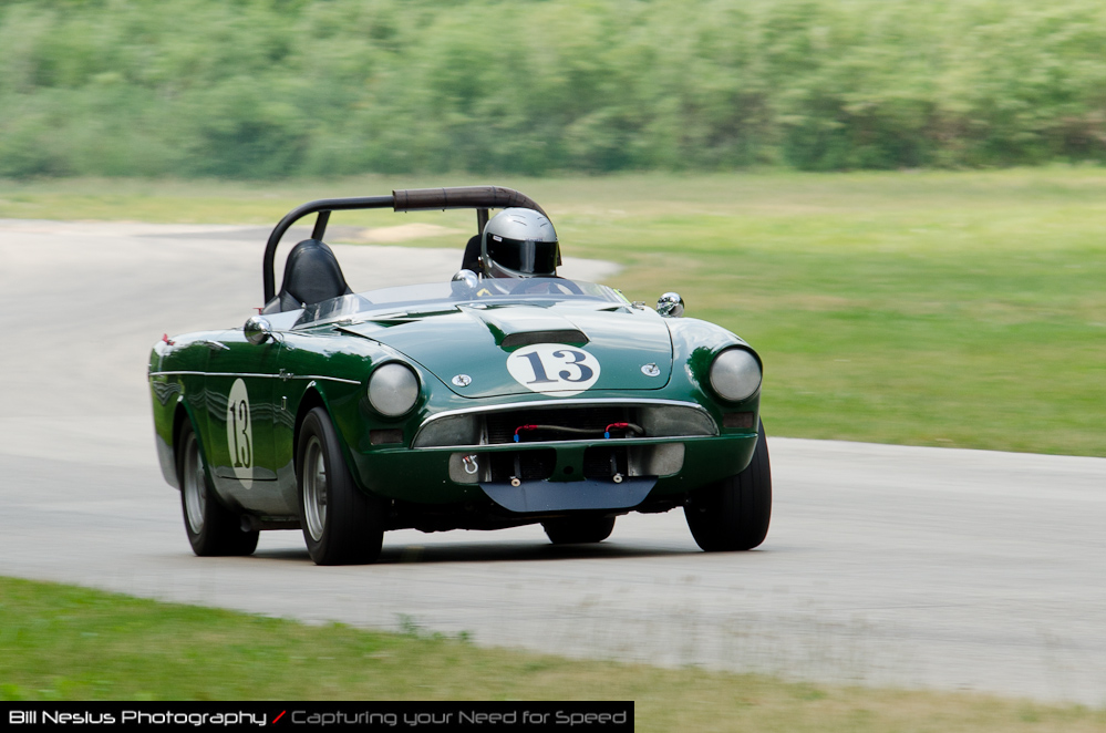 DSC_7049 / 1965 Sunbeam Tiger driven by John Daniels in turn 2-3. Blackhawk Farms Raceway