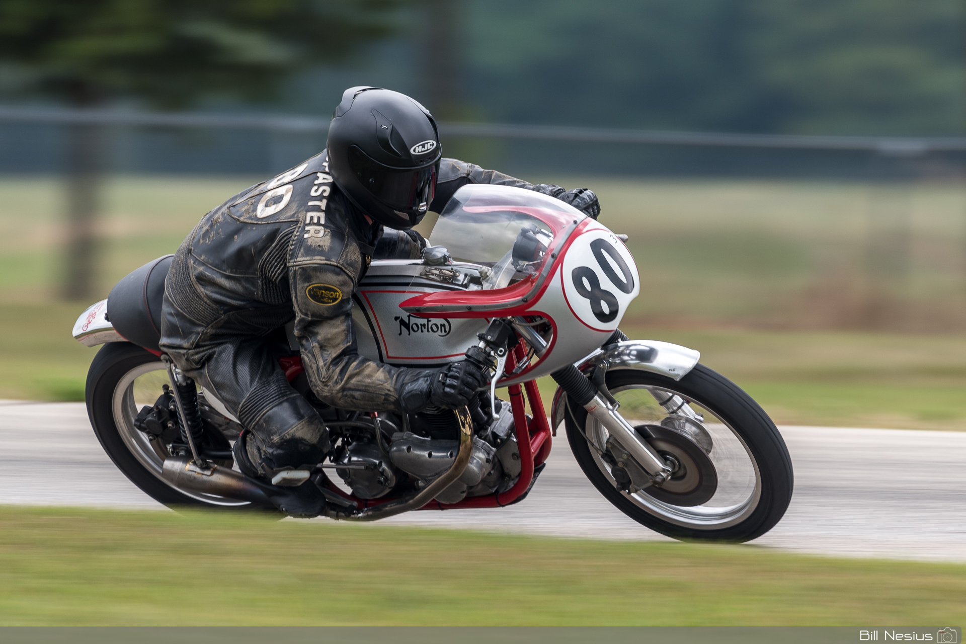 Norton at AHRMA vintage race