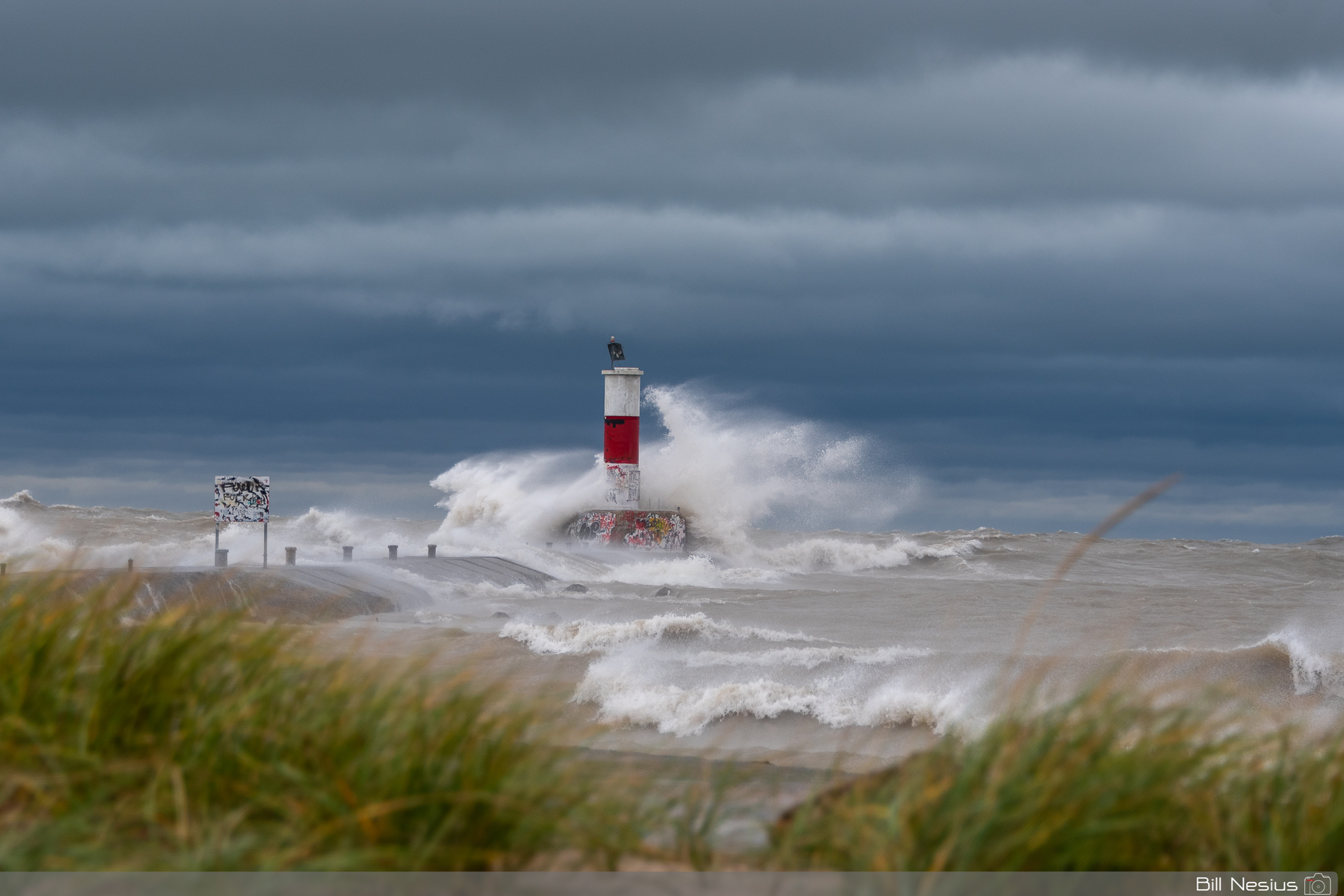 Angry Lake Michigan