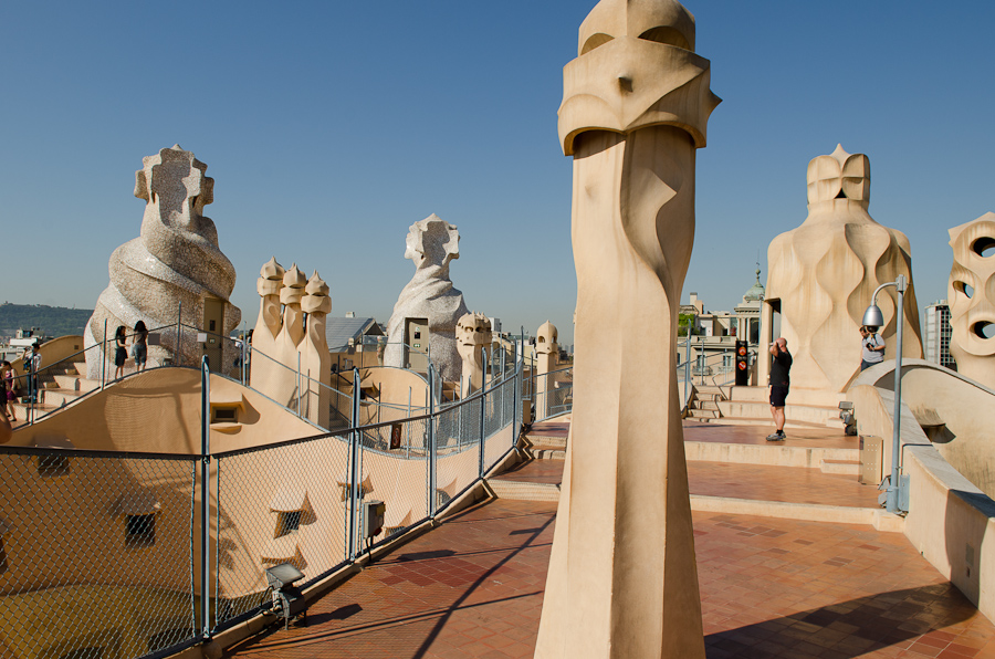 Casa Mila better known as La Pedrera designed by Antoni Gaudí / DSC_3714