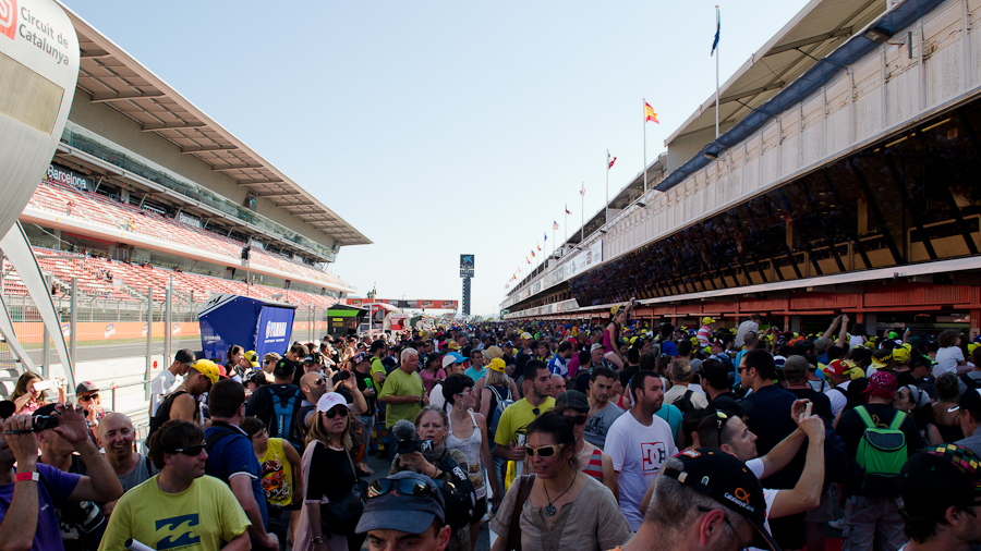 At Circuit de Catalunya for MotoGP pit walk / DSC_4939