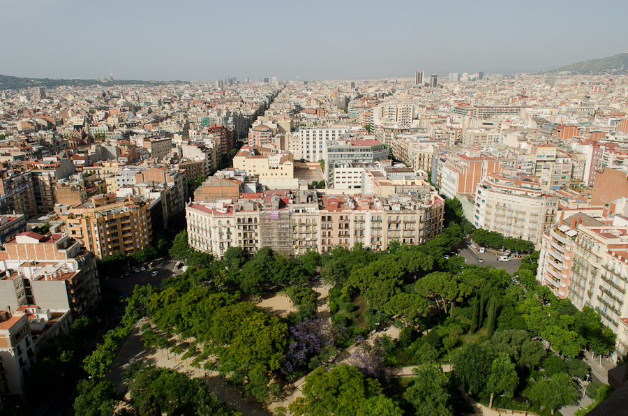 View from La Sagrada Familia church  / DSC_6600