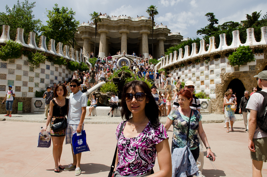 Parc Guell designed by architect Antoni Gaudí / DSC_6802