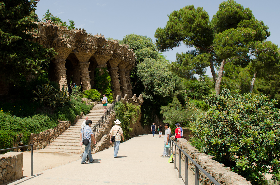 Parc Guell designed by architect Antoni Gaudí / DSC_6862