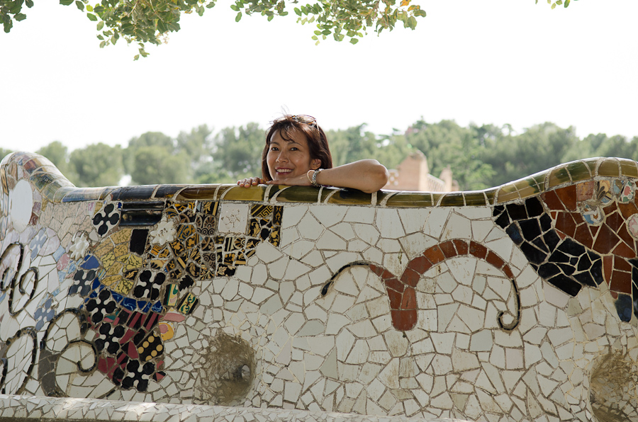 Parc Guell designed by architect Antoni Gaudí / DSC_6962