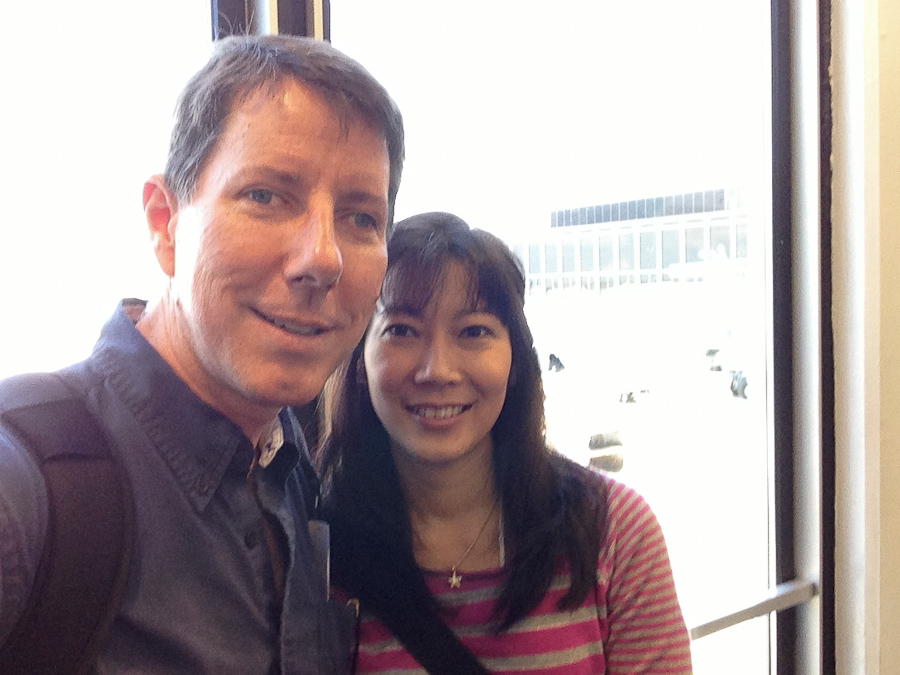 iPhone pic - At the airport ready to head to Spain via Toronto. / IMG_0838