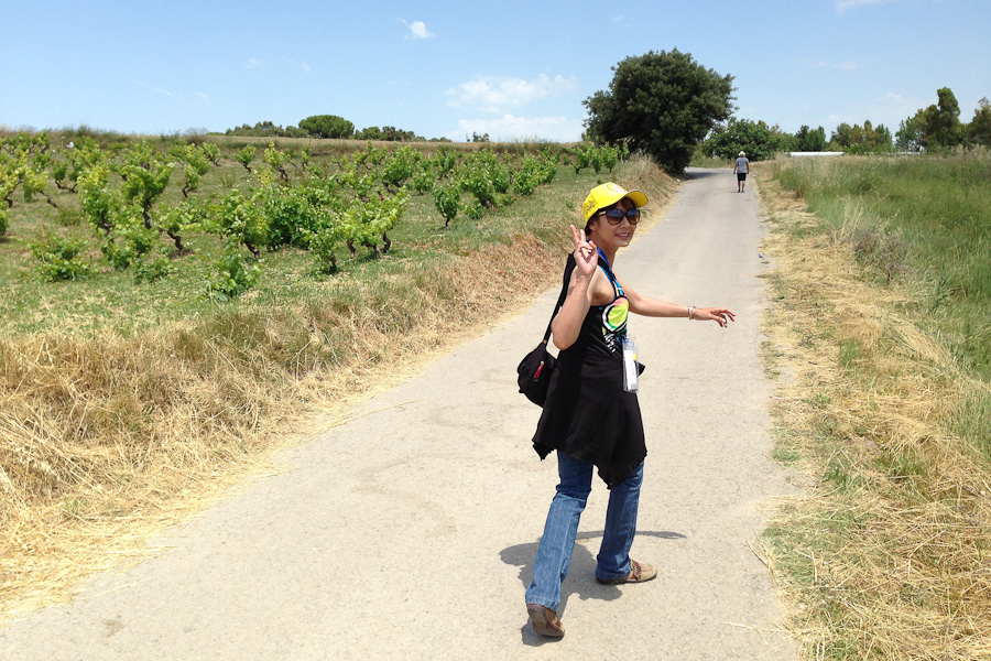 iPhone pic - on our way to the track on race day / IMG_0996