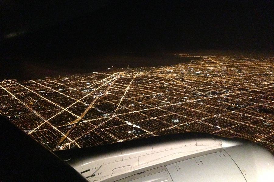 Flying over Chicago on the way home. / IMG_1162