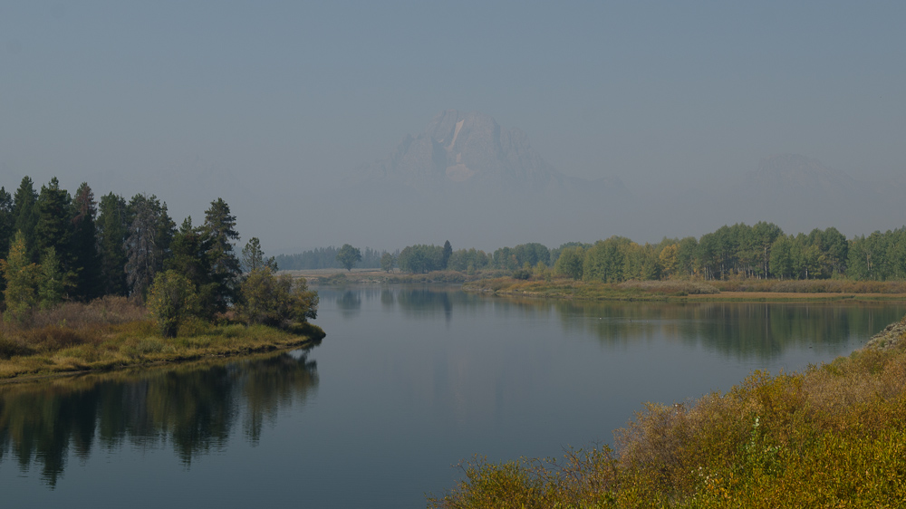 A smokey Grand Teton national park  ~  DSC_4076