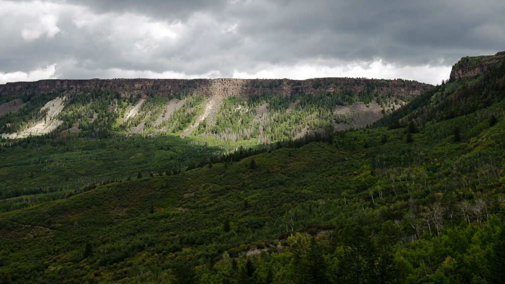 The sun breaking out on Grand Mesa National Forest / DSC_7067