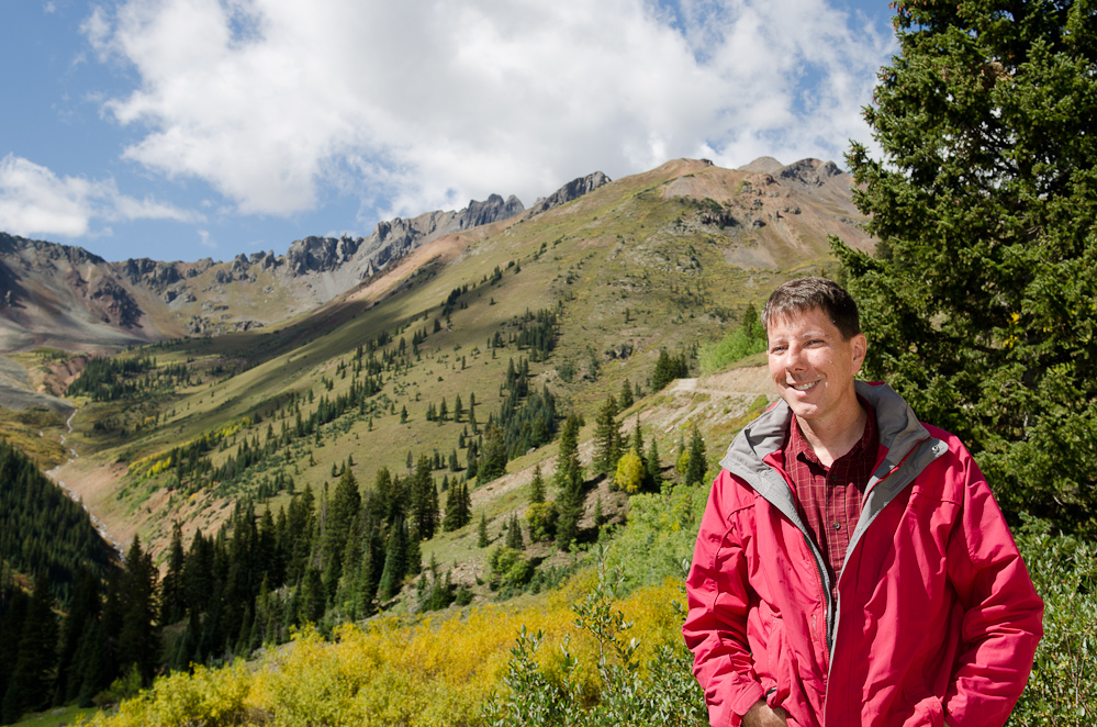 Bill on our way up Ophir Pass. / DSC_7200